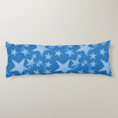 ブルーウィズホワイトスターズカスタム抱き枕 ボディピロー (裏面)