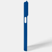 ブルーウィズホワイトレーシングストライプ Case-Mate iPhoneケース (裏面 / 右)