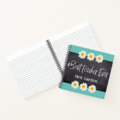 ブルーウィズ先生最高のエバーオンブラックボードカスタム ノートブック (内部)