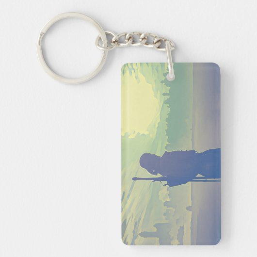 ブルーウィッチャーキーチェーン キーホルダー (正面)