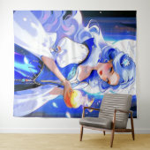 ブルーウィッチ保持ポションハロウィンウォールアート タペストリー (インサイチュ(横))