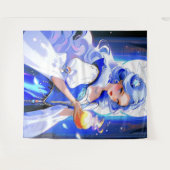 ブルーウィッチ保持ポションハロウィンウォールアート タペストリー (正面(横))