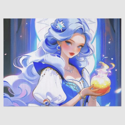 ブルーウィッチ保持ポションハロウィンギフトラップ 薄葉紙 (正面)