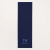 ブルーウィドウ、ミラーデザインカスタムヨガマット ヨガマット (裏面)