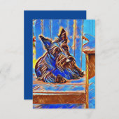 ブルーウィニー サンキューカード (正面/裏面)