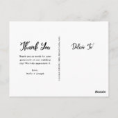 ブルーウィムシー | 結婚の写真 ポストカード (裏面)