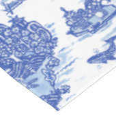 ブルーウィローアニマルウサギキツネディアオリエンタルデザイン テーブルクロス (アングル)