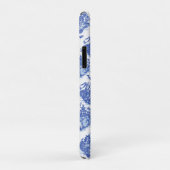 ブルーウィローアニマルウサギ鹿キツネバードトイレアート Case-Mate iPhoneケース (裏面/右)