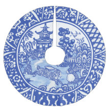 ブルーウィローオリエンタルお洒落ラビットブルー&ホワイト