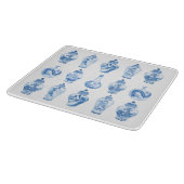 ブルーウィローチノイスリージンジャージャーズ中国 カッティングボード (角)