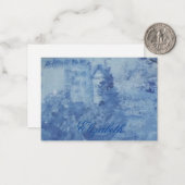 ブルーウィローチノワセリージンジャージャースジャー ノートカード (正面/裏面インサイチュ)