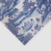 ブルーウィローデクページ紙 薄葉紙 (詳細)