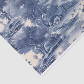 ブルーウィローデコページヴィンテージ 薄葉紙 (詳細)