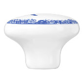 ブルーウィローデザインフローラフェニックスバお洒落ーズ セラミックノブ (側面)