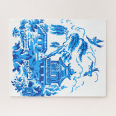 ブルーウィローデザイン ジグソーパズル (横)