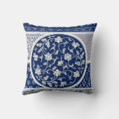 ブルーウィローミンダイナスティー中国植物学 クッション (裏面)