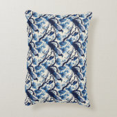 ブルーウィロー アクセントクッション (裏面(縦))