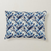 ブルーウィロー アクセントクッション (裏面)