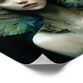 ブルーウィングスフェアリー妖精ファンタジーアートポスター ポスター (角)