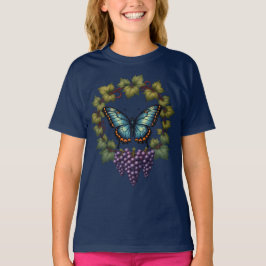ブルーウィングダイアナフリルラリーバタフライとシンシア Tシャツ