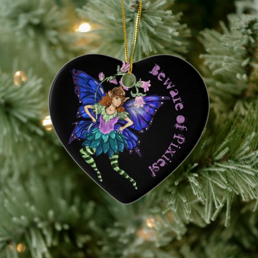 ブルーウィングピクシーセラミックオーナメント セラミックオーナメント (ツリー)