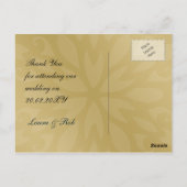 ブルーウィンターウェディング ポストカード (裏面)