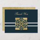 ブルーウィンターウェディング 招待状 (正面/裏面)