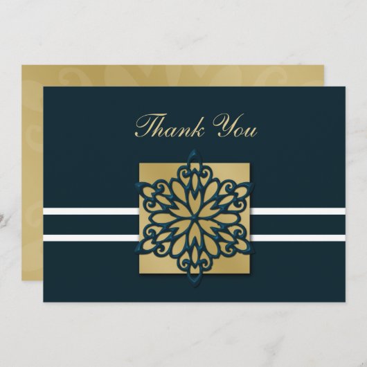 ブルーウィンターウェディング 招待状 (正面/裏面)