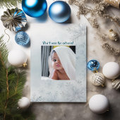 ブルーウィンターオネダーランド1st誕生日招待状 招待状