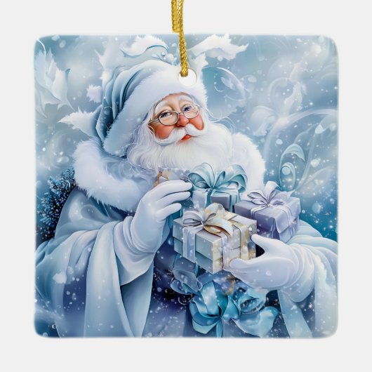 ブルーウィンターオーナメント セラミックオーナメント (正面)