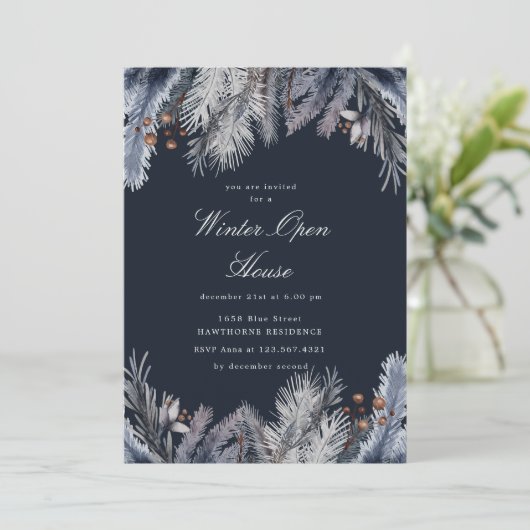 ブルーウィンターグリーンリーウィンターオープンハウス 招待状 (スタンド正面)
