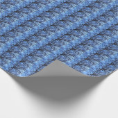 ブルーウィンタースカイに対するツリーキャノピー – ECHOプリント ラッピングペーパー (角)