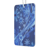 ブルーウィンタースノーフレークスクリスマス カーエアーフレッシュナー (左)