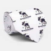 ブルーウィンタースノーフレークムースブリッケンリッジコロラド ネクタイ (ロール)