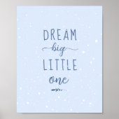 ブルーウィンタードリームビッグリトルワン子供部屋デコール ポスター (正面)