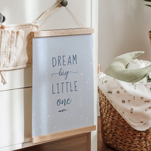 ブルーウィンタードリームビッグリトルワン子供部屋デコール 吊り下げ型タペストリー