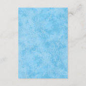 ブルーウィンターフロスト結婚のエンクロージャカード エンクロージャーカード (裏面)