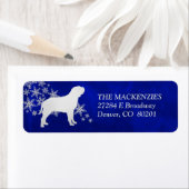 ブルーウィンターブルマスティフ差出人住所 ラベル (インサイチュ)