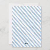 ブルーウィンターベリークリスマスパーティの招待状 シーズンカード (裏面)