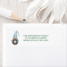 ブルーウィンターホリデーノルディック格言 ラベル