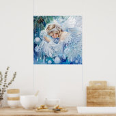 ブルーウィンターポスター ポスター (キッチン)