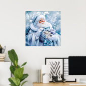 ブルーウィンターポスター ポスター (ホームオフィス)