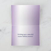 ブルーウィンターポンド季節のごあいさつカード シーズンカード (内部)