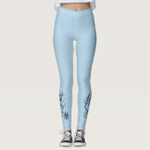 ブルーウィンターレットスノーレギンス レギンス (正面)