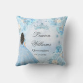 ブルーウィンターワンダーランドキンセアニェラパーティー クッション (裏面)