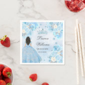 ブルーウィンターワンダーランドキンセアニェラパーティー スタンダードカクテルナプキン (インサイチュ)