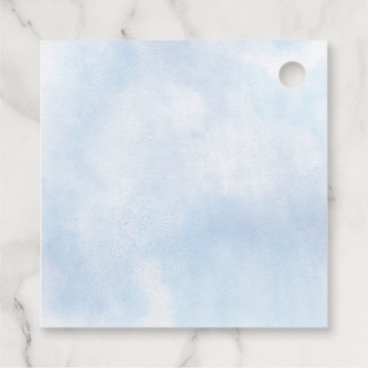 ブルーウィンターワンダーランドキンセアニェラパーティー フェイバータグ (裏面)