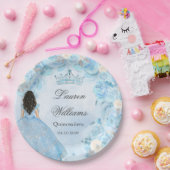 ブルーウィンターワンダーランドキンセアニェラパーティー ペーパープレート (パーティー)