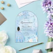 ブルーウィンターワンダーランドキンセアニェラ招待状 アクリル招待状 (インサイチュ (ウェディング))