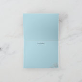 ブルーウィンターワンダーランドスウィート16サンキューカード サンキューカード (内部)